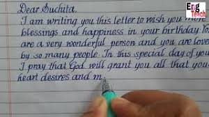 how to write birthday wish letter
