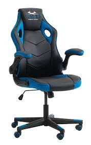 gaming chair vojens black blue jysk