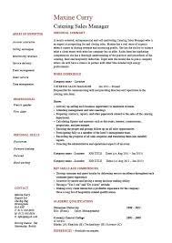 The following catering manager sample resume is created using sleek resume builder. Catering Sales Manager Resume Food Beverages Example Sample Entertainment Hotel Duties