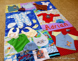 baby clothes memory quilt tutorial