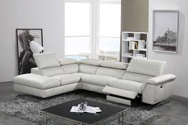 eco leather left facing sectional sofa