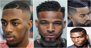 side line up hairstyle for black men