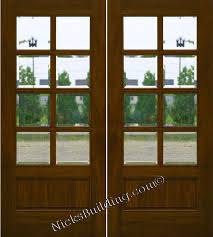 8 lite french doors clear beveled glass