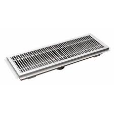 floor trough with stainless steel
