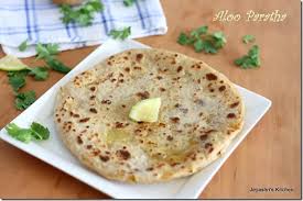 aloo paratha recipe with a small