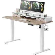 Electric Standing Desk With Glass Top