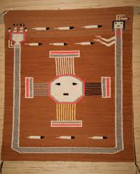 navajo sun symbol pictorial weaving