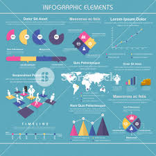 Big Set Of Infographic Elements With Statistical Graphs And