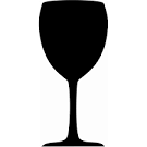 Wine glass silhouette