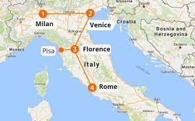 italy train map traveling in italy by
