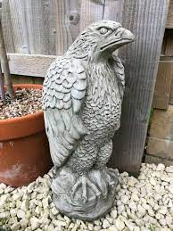 Large Eagle Stone Statue Burgess Home