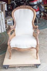 how to reupholster a chair victorian