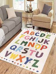 1pc letter graphic rug cartoon