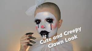 cute creepy clown makeup tutorial for