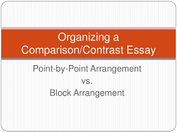 PPT   Writing a comparison contrast essay PowerPoint Presentation    