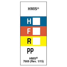 Hmis label for sale / authority chemical label. Original Hmis Laboratory Labels