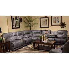 Voyager Reclining Sectional Slate