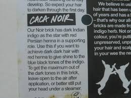 lush caca noir henna hair dye review