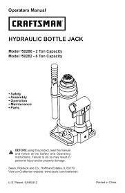 hydraulic bottle jack