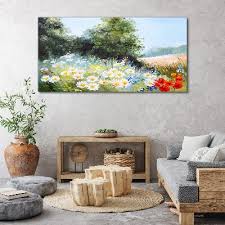 Nature Flowers Tree Canvas Wall Art