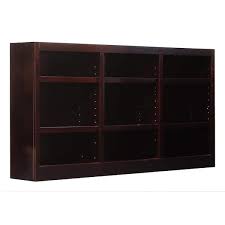 Cherry Wood 9 Shelf Standard Bookcase