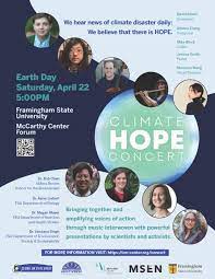 Climate Hope Concert — Christa Corrigan McAuliffe Center