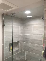 small bathroom frameless shower door