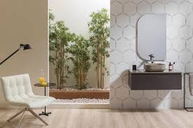 a guide to hexagon bathroom tile ideas