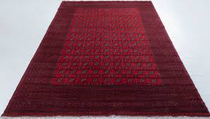 red rectangle 8x11 ft wool carpet