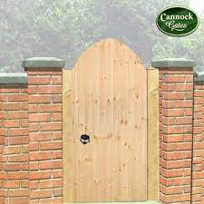 Gothic Timber Garden Side Gate 6ft 6in