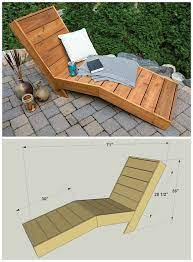 Diy Outdoor Chaise Lounge Free Plans