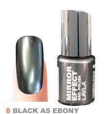 nail polish black as ebony n 8