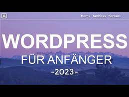wordpress erstellen 2023