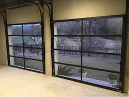 Full View Glass Garage Doors Modern