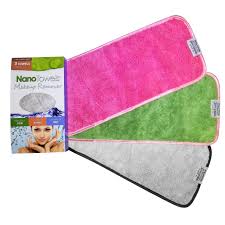 makeup remover face cloth 3 color pack