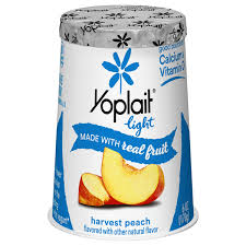 yoplait light yogurt harvest peach fat