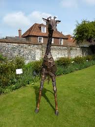 Giraffe Sculpture In The Salutation