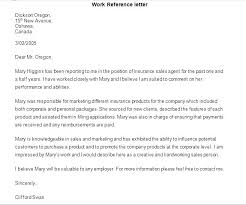 Employment Reference Letter Templates Free Sample Example