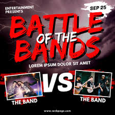3 970 Battle Of The Bands Customizable Design Templates