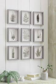 Grey Floating Botanical Framed Wall Art