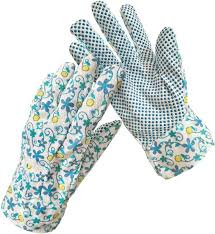 Blue Breathable Gardening Gloves