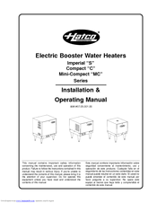 Hatco C 18 Manuals