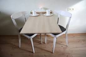 Wall Mounted Wood Table In Solid Oak