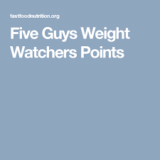 Pin On Weight Watchers Fast Food Points