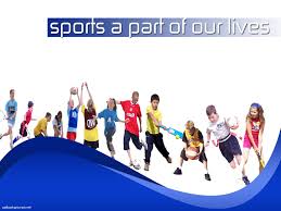 Sports A Part Of Our Lives Backgrounds For Powerpoint Sports Ppt