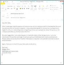 How To Email Cover Letter And Resume Attachments 4 Formal Email For