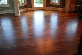 hardwood floors after a clean screen