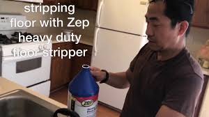 strip the floor with zep floor stripper