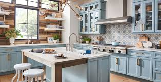 Create an oversized island for gathering around and spreading out during meal prep. 10 Modern Farmhouse Kitchen Design Ideas Blanco