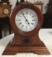 Vintage Bulova Mantel Clock Cherry